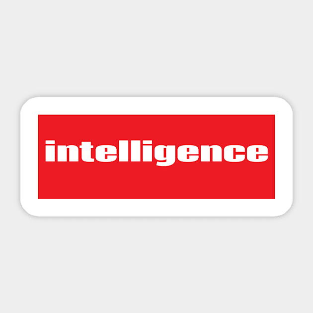 Intelligence Sticker by ProjectX23